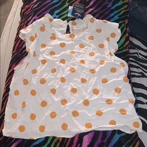 Polka Dot Dress Shirt .